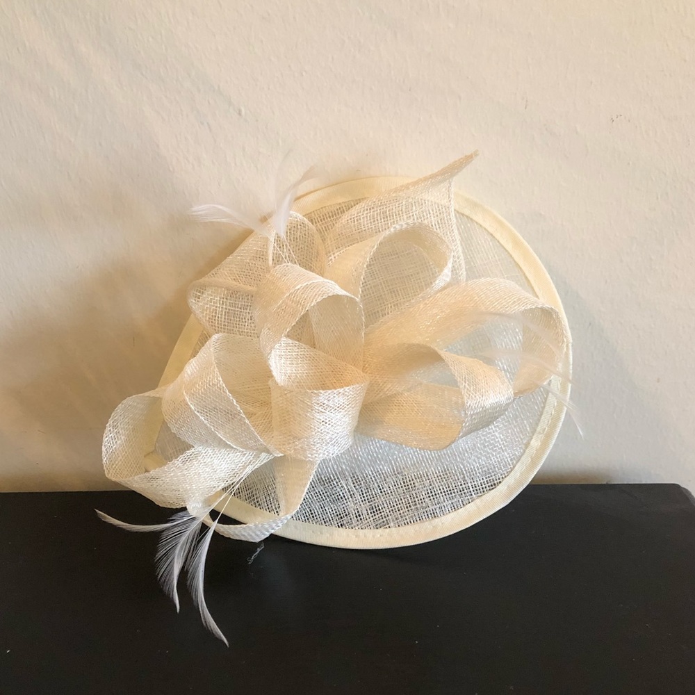 Off White Kentucky Derby Fascinator Hat